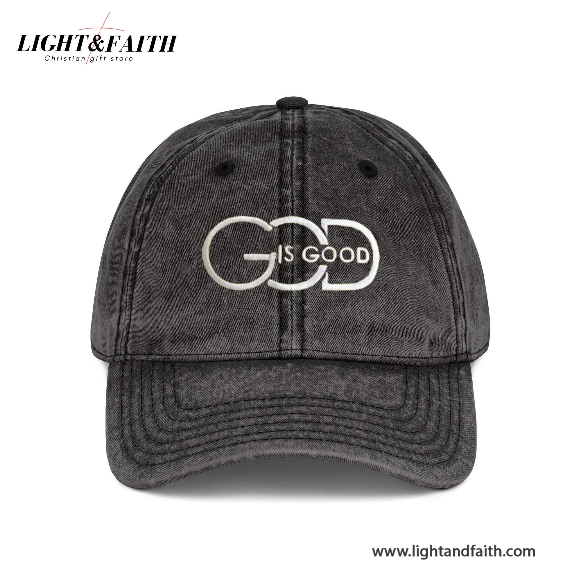 God Is Good Washed Caps, Religious God Embroidery Baseball Hat, Vintage Jesus Hat, Christian Hat, Gift for Her LAFH04